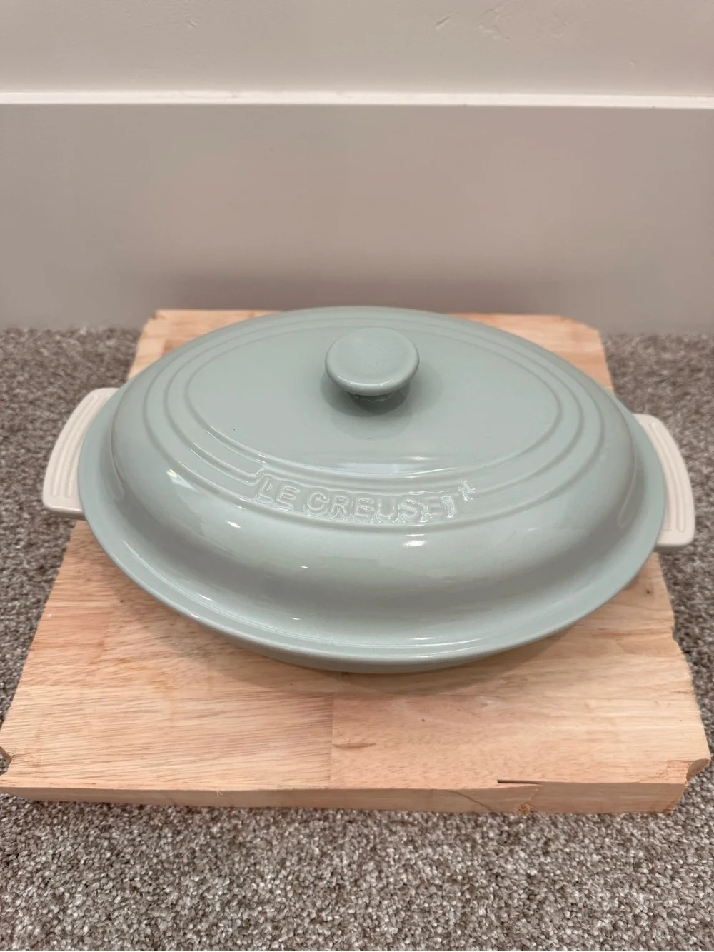 Le Creuset Oval Covered Casserole Pistache
